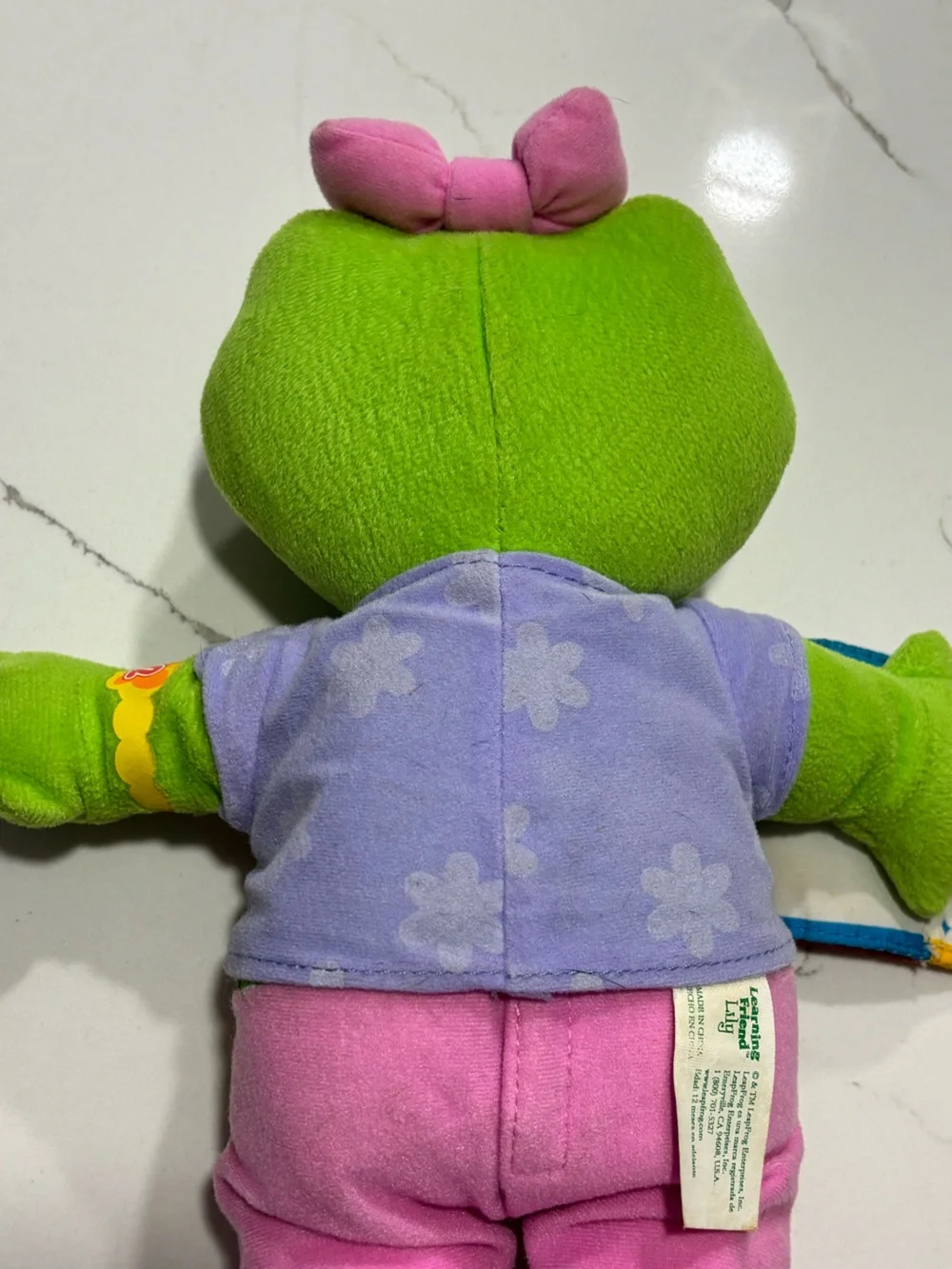 Leapfrog Lily Talking Musical Plush Green Pink Interactive Frog Learning Toy